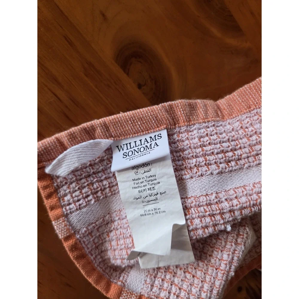 Southern Living Pheasant & Williams Sonoma Orange Waffle Tea Towels